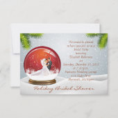 クリスマス結婚ブライダルシャワー 招待状 (正面)