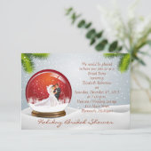 クリスマス結婚ブライダルシャワー 招待状 (スタンド正面)