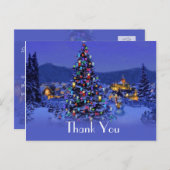 クリスマス結婚休暇感謝していのはがき。 ポストカード (正面/裏面)