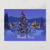 クリスマス結婚休暇感謝していのはがき。 ポストカード (正面)