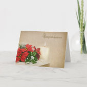 クリスマス結婚式おめでとう シーズンカード (正面)