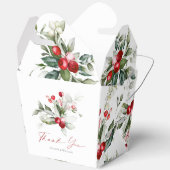 クリスマス結婚式の引き出物ギフトボックスありがとういいえ フェイバーボックス (見開き)