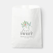 クリスマス結婚式の引き出物バッグ愛は甘い フェイバーバッグ (正面)