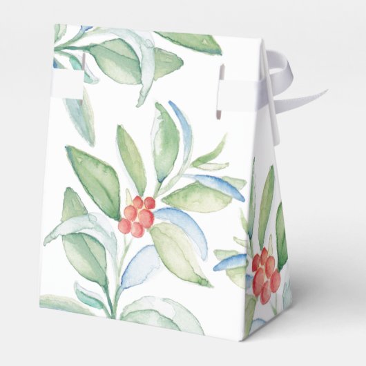 クリスマス結婚式の引き出物ボックスフェスティバル植物学 フェイバーボックス (裏面サイド)