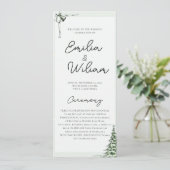 クリスマス結婚式プログラム (スタンド正面)