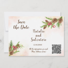 クリスマス結婚式招待状 招待状