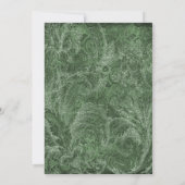 クリスマス結婚式招待状 招待状 (裏面)