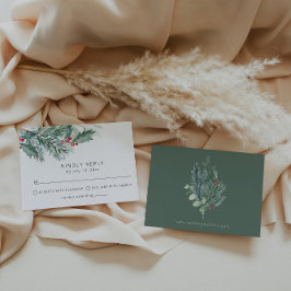 クリスマス結婚文房具 |休日結婚の 出欠カード