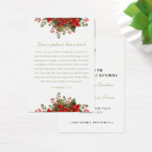 クリスマス結婚祈りの言葉ポインセチア祈りの言葉 (デスク)