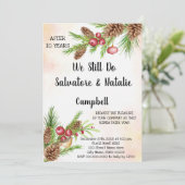 クリスマス結婚記念日の更新願い 招待状 (スタンド正面)