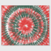 クリスマス絞り染め装飾クリスマスギフトパターン ラッピングペーパー (フラット)