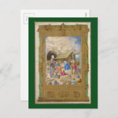 クリスマス絵を描カードとしての出生のルネッサンス シーズンポストカード (正面/裏面)