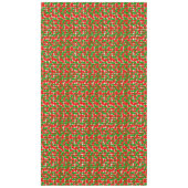 クリスマス絵を描（ばちゃばちゃ）跳ねる テーブルクロス (正面)