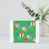 クリスマス絵文字 シーズンポストカード (スタンド正面)
