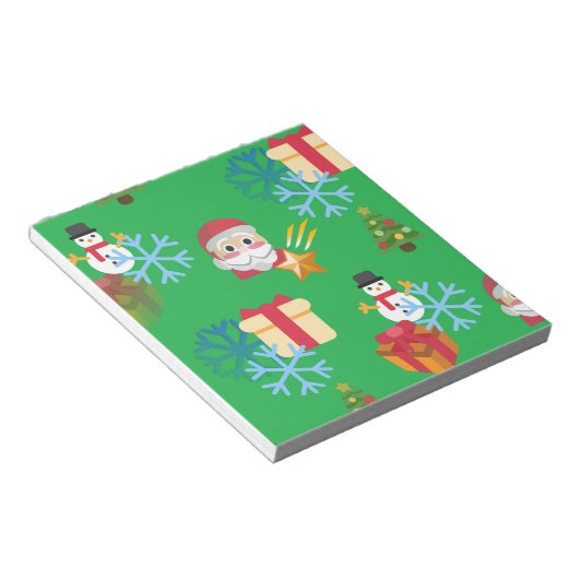 クリスマス絵文字 ノートパッド (アングル)