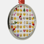 クリスマス絵文字 メタルオーナメント (右)