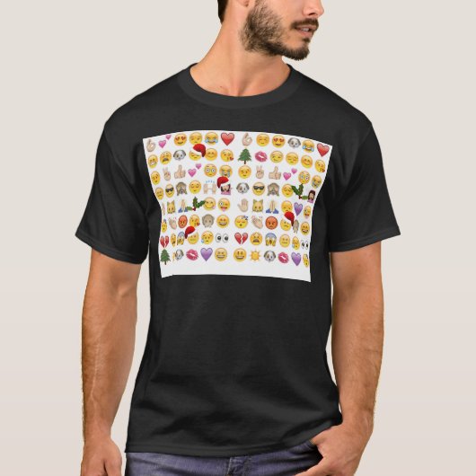 クリスマス絵文字 Tシャツ (正面)