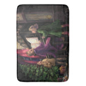 クリスマス絵画は バスマット (正面縦)