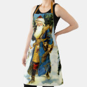 クリスマス絵画父のヴィンテージ エプロン (インサイチュ)