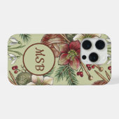 クリスマス編み物 iPhoneケース (裏面横)
