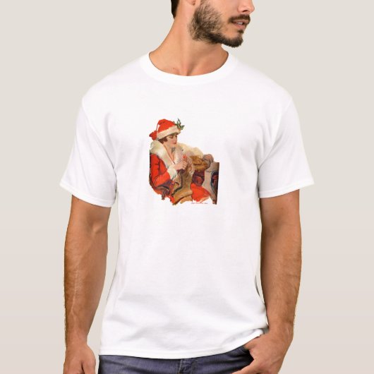 クリスマス編み物 Tシャツ (正面)