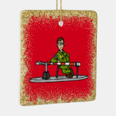 クリスマス縁どの飾り付けで縁どの米国のパトロール セラミックオーナメント (右)