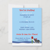 クリスマス縁どコリーメール 招待状 (裏面)