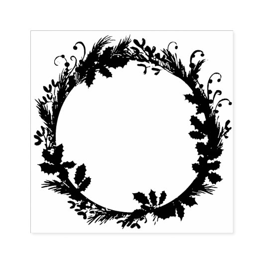 クリスマス縁どフレームDIYジャーナルスクラップブック作り ラバースタンプ (インプリント)