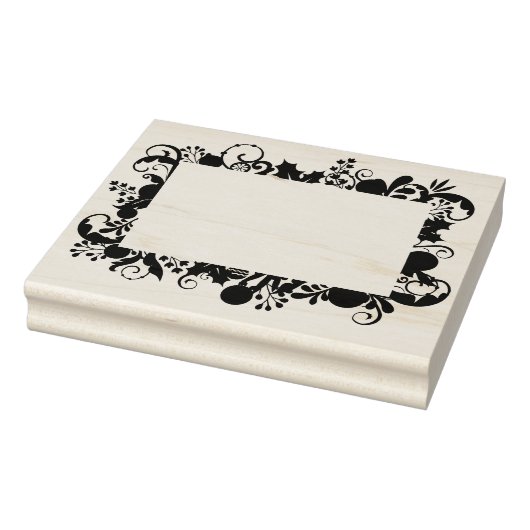 クリスマス縁どフレームDIYジャーナルスクラップブック作り ラバースタンプ (スタンプ)