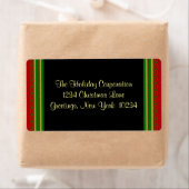 クリスマス縁ど住所 シール (インサイチュ)