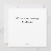 クリスマス縁ど用エバーグリーンフォト シーズンカード (裏面)