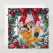 クリスマス縁ど用エバーグリーンフォト シーズンカード (正面/裏面)