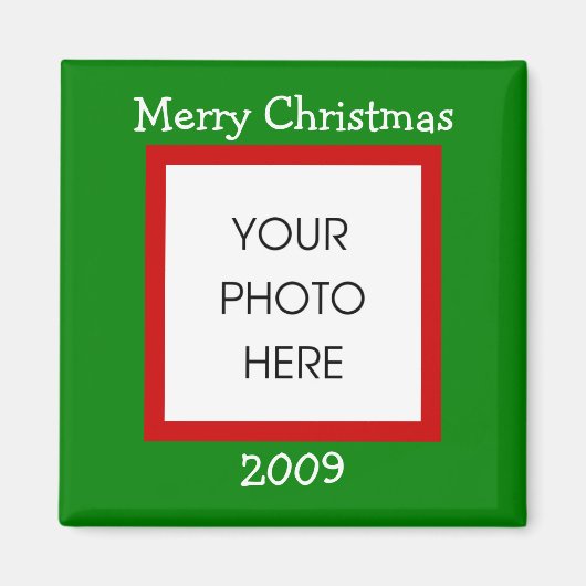 クリスマス縁ど – メリークリスマス マグネット (正面)