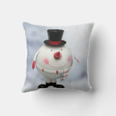 クリスマス缶コーラス、サンタ、雪だるま、ペンギン クッション (裏面)