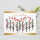 クリスマス羊飼いの聖歌招待状 招待状 (スタンド正面)