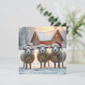 クリスマス羊 シーズンカード (スタンド正面)