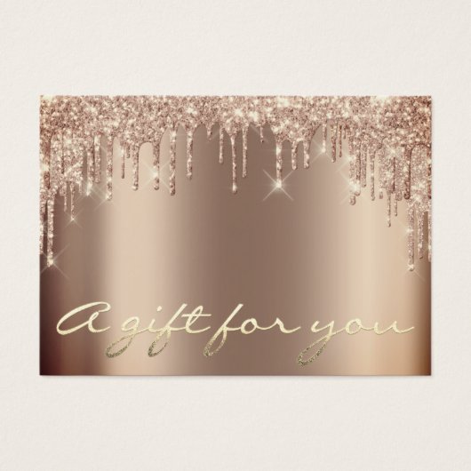 クリスマス美しいサロン金ゴールドギフト証明書VIP (正面)