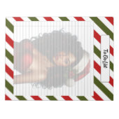 クリスマス美しいピンナップ_一覧 ノートパッド (正面)
