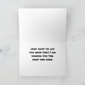 クリスマス考えるにここに座って カード (内部)