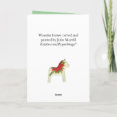 クリスマス考えるカードに来た シーズンカード (裏面)