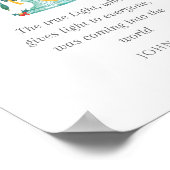 クリスマス聖なる書物、 経典アート – マットポスター ポスター (角)