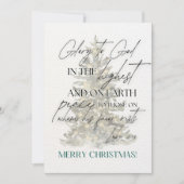 クリスマス聖なる書物、 経典グリーティングカードルーク2:14 シーズンカード (正面)