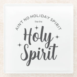 クリスマス聖霊 ガラスコースター