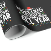 クリスマス聞音楽には一年中最も近い ラッピングペーパー (ロールコーナー)