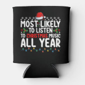 クリスマス聞音楽には一年中最も近い 缶クーラー (正面)