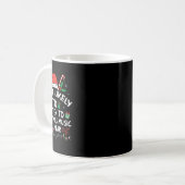 クリスマス聞音楽に最も近い コーヒーマグカップ (正面左)
