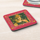 クリスマス自分のフォトフレームコースター6セットを追加 コースター (左側)