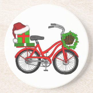 クリスマス自転車 コースター