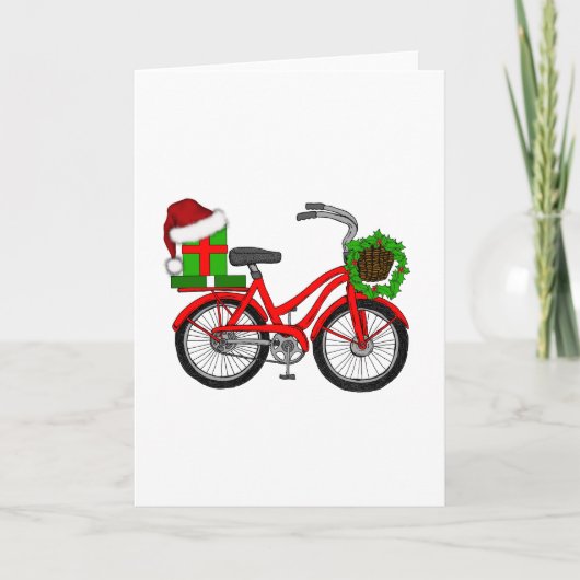 クリスマス自転車 シーズンカード (正面)