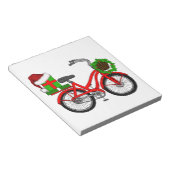 クリスマス自転車 ノートパッド (アングル)